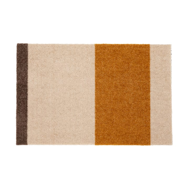 Stripes by tica. horizontal. doormat - Ivory-dijon-brown. 40x60 cm - tica copenhagen