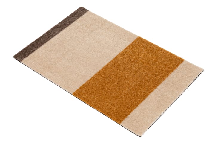 Stripes by tica. horizontal. doormat - Ivory-dijon-brown. 40x60 cm - tica copenhagen