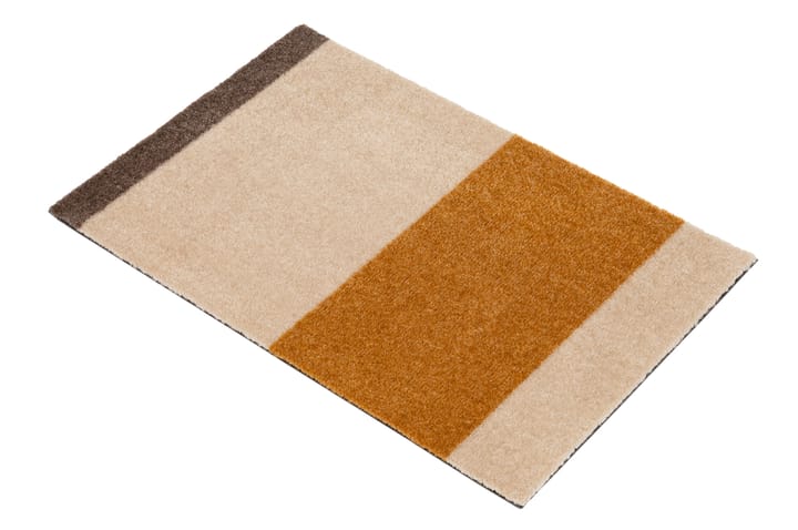 Stripes by tica. horizontal. doormat, Ivory-dijon-brown. 40x60 cm tica copenhagen