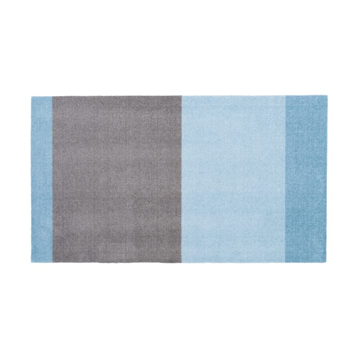 Stripes by tica. horizontal. hallway rug - Blue-steel grey. 67x120 cm - tica copenhagen