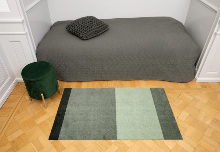 Stripes by tica. horizontal. hallway rug - Green. 67x120 cm - tica copenhagen