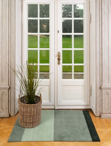 Stripes by tica. horizontal. hallway rug - Green. 90x130 cm - tica copenhagen