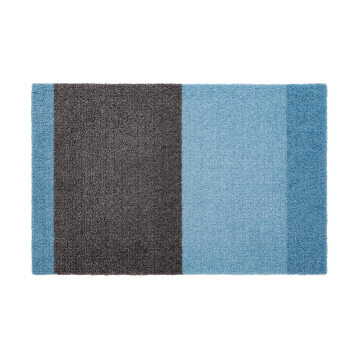 Stripes doormat horizontal - Blue-steel grey. 40x60 cm - Tica copenhagen