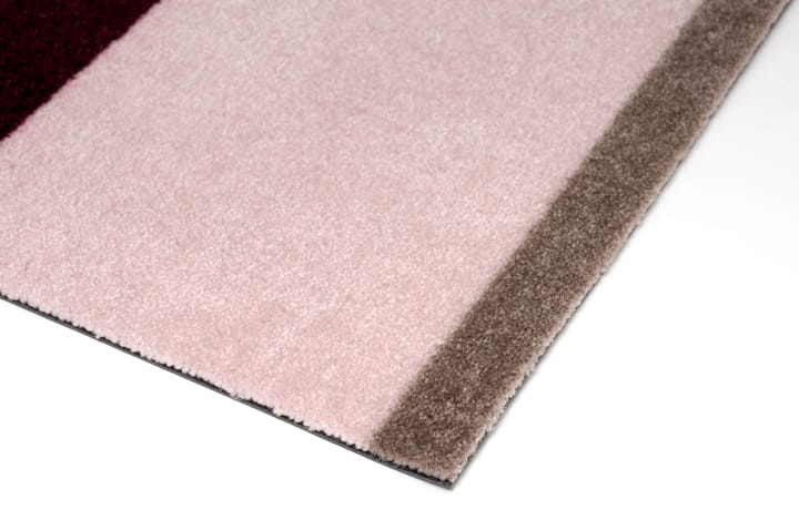 Stripes doormat horizontal, Bordeaux-rose-sand, 40x60 cm tica copenhagen