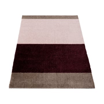 Stripes doormat horizontal - Bordeaux-rose-sand, 60x90 cm - tica copenhagen
