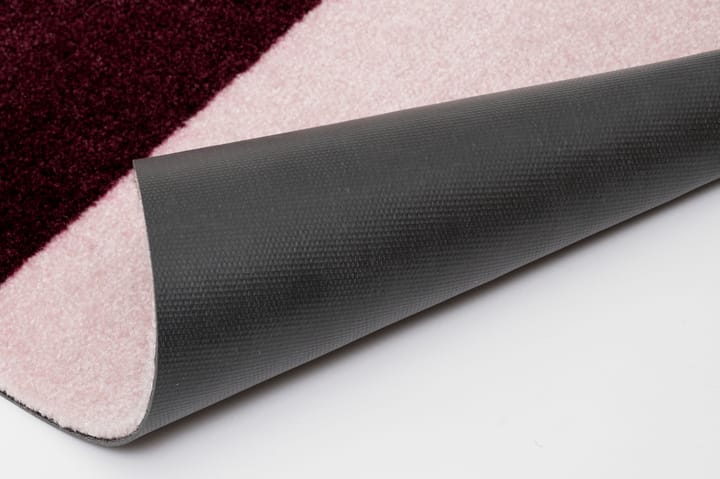 Stripes doormat horizontal, Bordeaux-rose-sand, 60x90 cm tica copenhagen