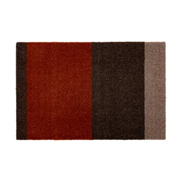Stripes doormat horizontal - Brown-terracotta. 40x60 cm - tica copenhagen