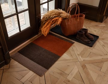 Stripes doormat horizontal - Brown-terracotta. 60x90 cm - tica copenhagen