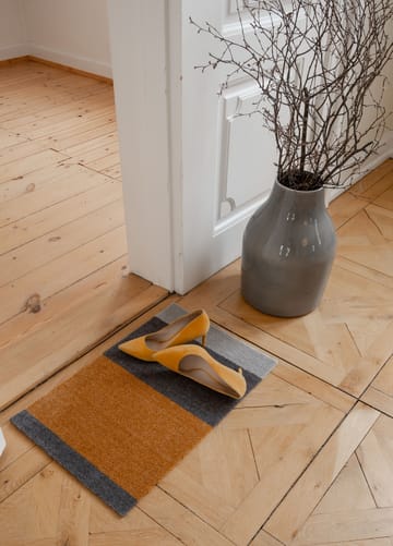 Stripes doormat horizontal - Dijon-brown-sand. 40x60 cm - tica copenhagen