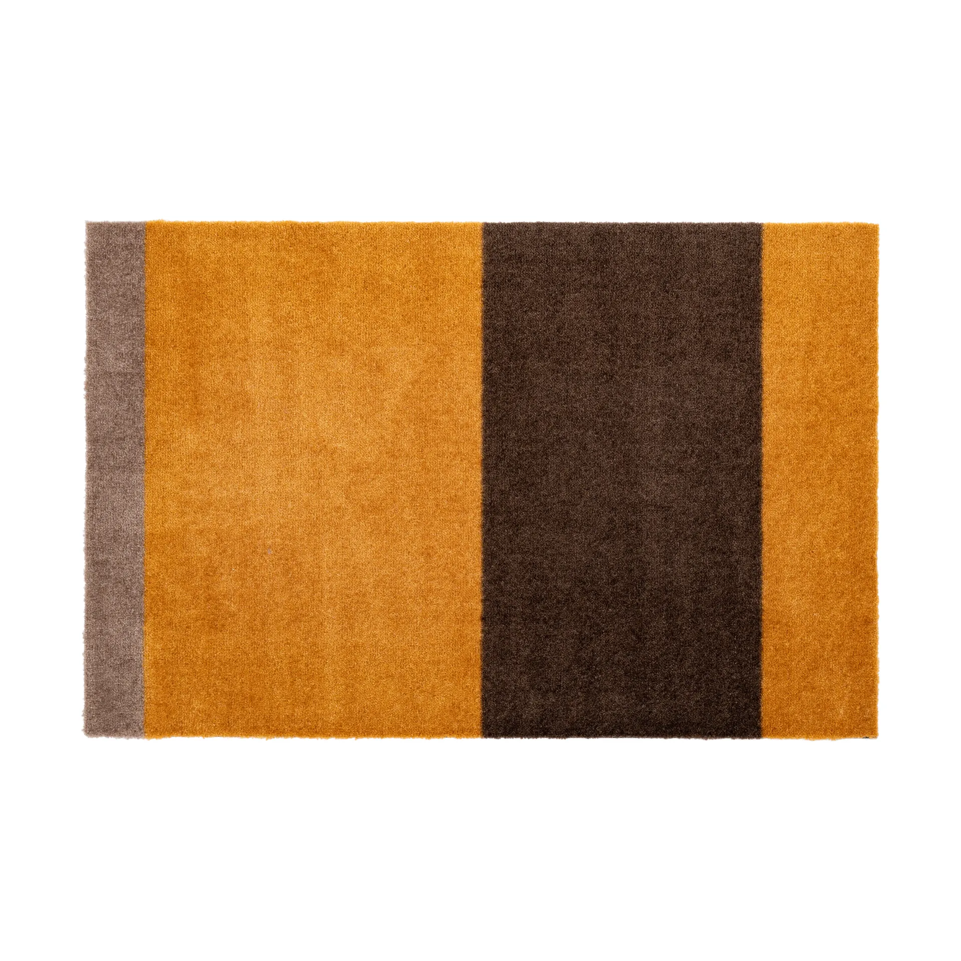 Stripes doormat horizontal, Dijon-brown-sand. 60x90 cm tica copenhagen