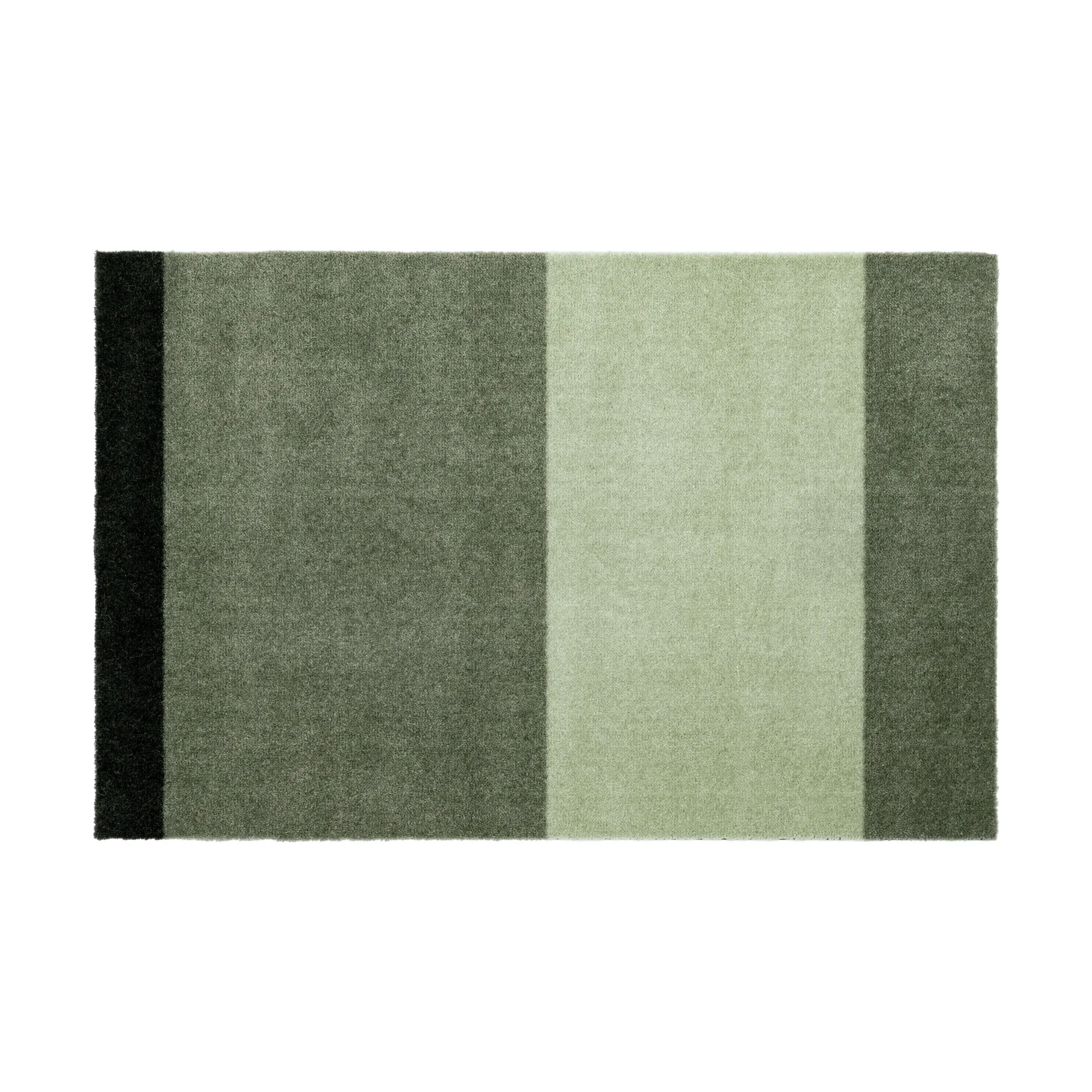 Stripes doormat horizontal, Green. 60x90 cm tica copenhagen