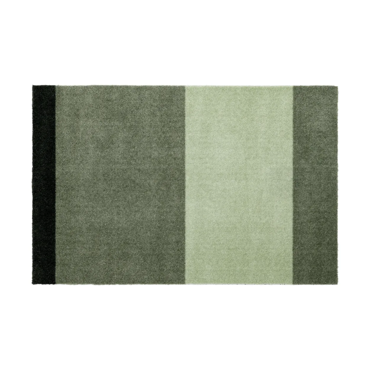 tica copenhagen Stripes doormat horizontal Green. 60x90 cm