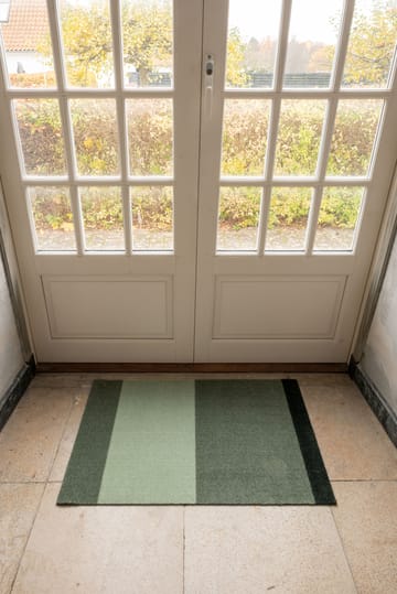 Stripes doormat horizontal - Green. 60x90 cm - tica copenhagen