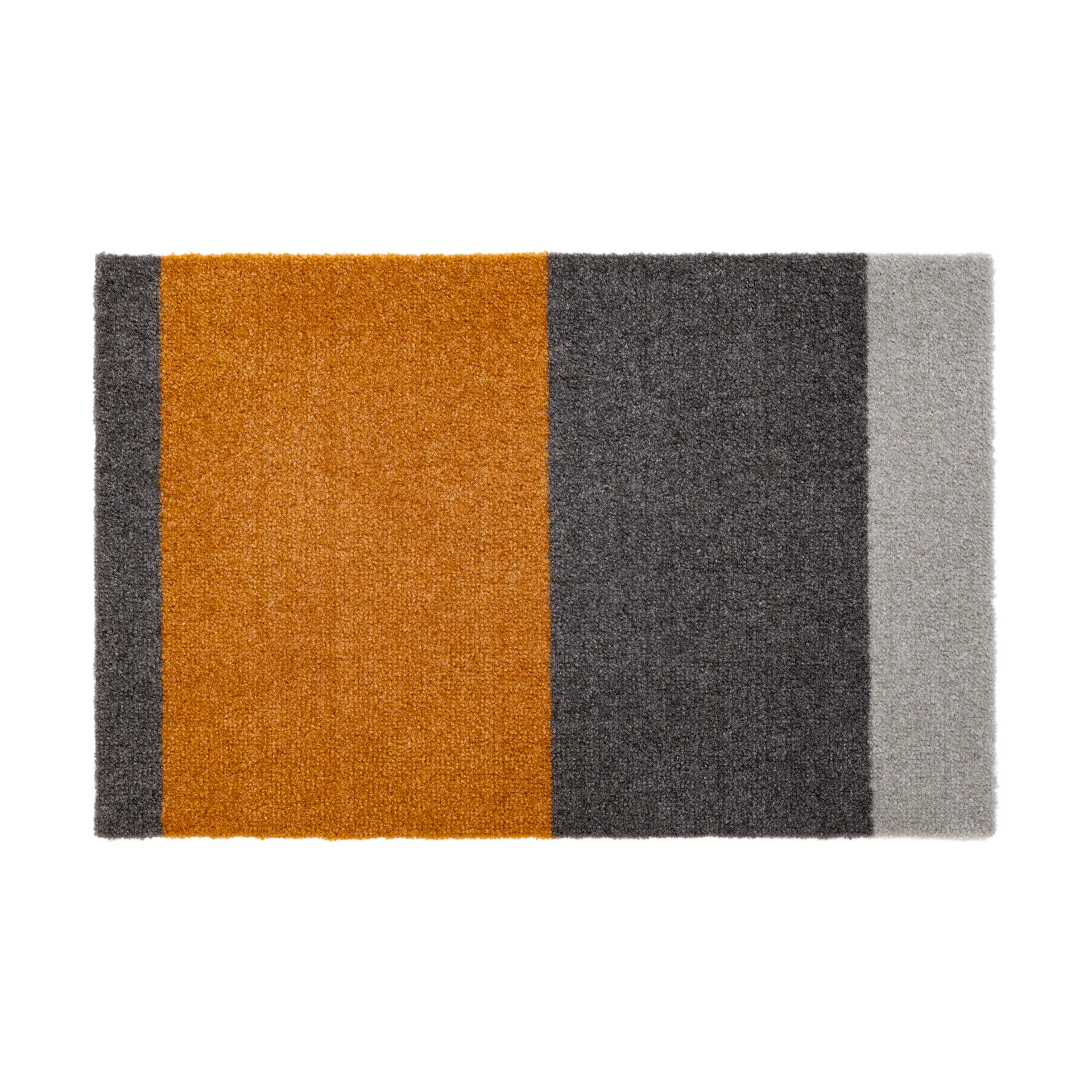 Stripes doormat horizontal, Grey-grey-dijon. 40x60 cm tica copenhagen