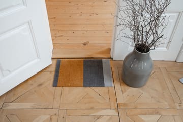 Stripes doormat horizontal - Grey-grey-dijon. 40x60 cm - tica copenhagen