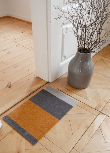 Stripes doormat horizontal - Grey-grey-dijon. 40x60 cm - tica copenhagen