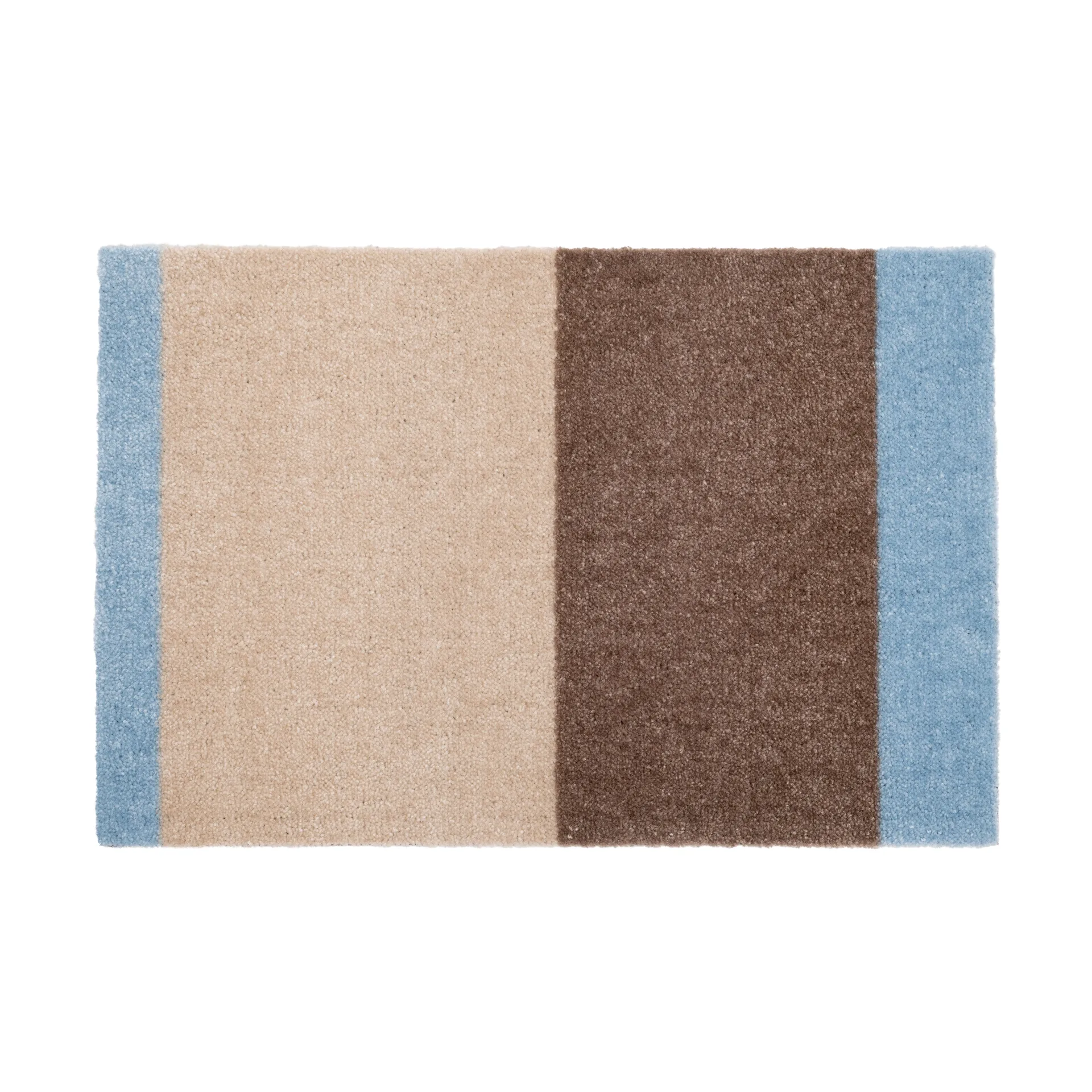 Stripes doormat horizontal, Ivory-sand-blue, 40x60 cm tica copenhagen