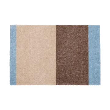 Stripes doormat horizontal - Ivory-sand-blue, 40x60 cm - tica copenhagen