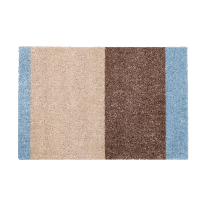 Stripes doormat horizontal - Ivory-sand-blue, 40x60 cm - Tica copenhagen