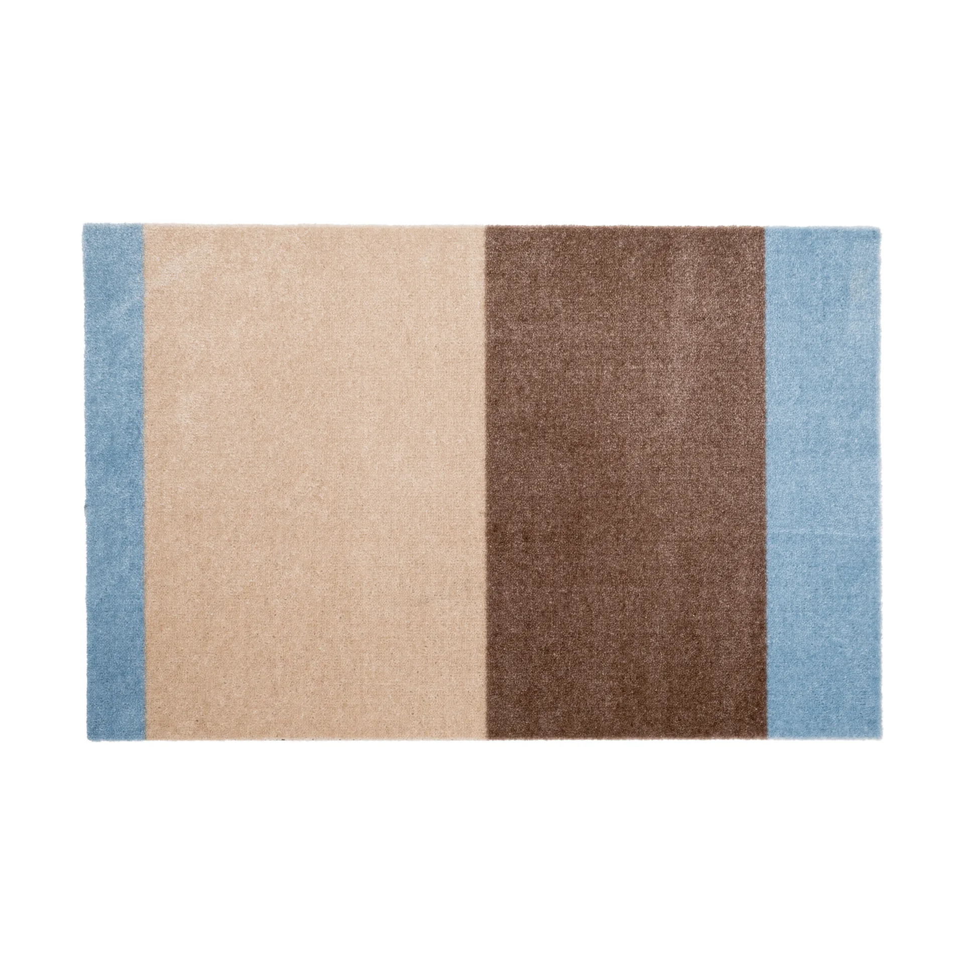 Stripes doormat horizontal, Ivory-sand-blue, 60x90 cm tica copenhagen