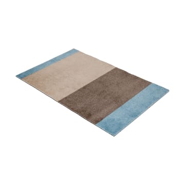 Stripes doormat horizontal - Ivory-sand-blue, 60x90 cm - tica copenhagen