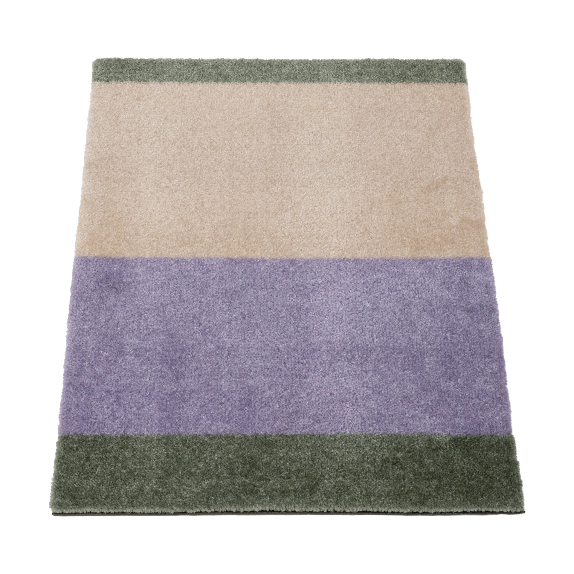 Stripes doormat horizontal, Lilac-ivory-green, 40x60 cm tica copenhagen