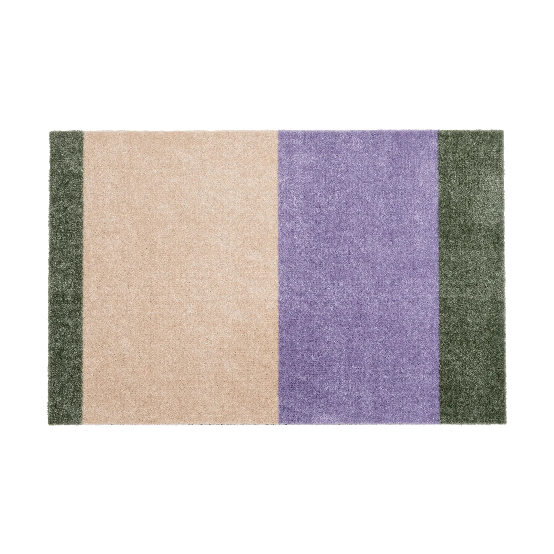 Stripes doormat horizontal, Lilac-ivory-green, 60x90 cm tica copenhagen