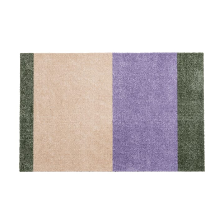 Stripes doormat horizontal - Lilac-ivory-green, 60x90 cm - Tica copenhagen