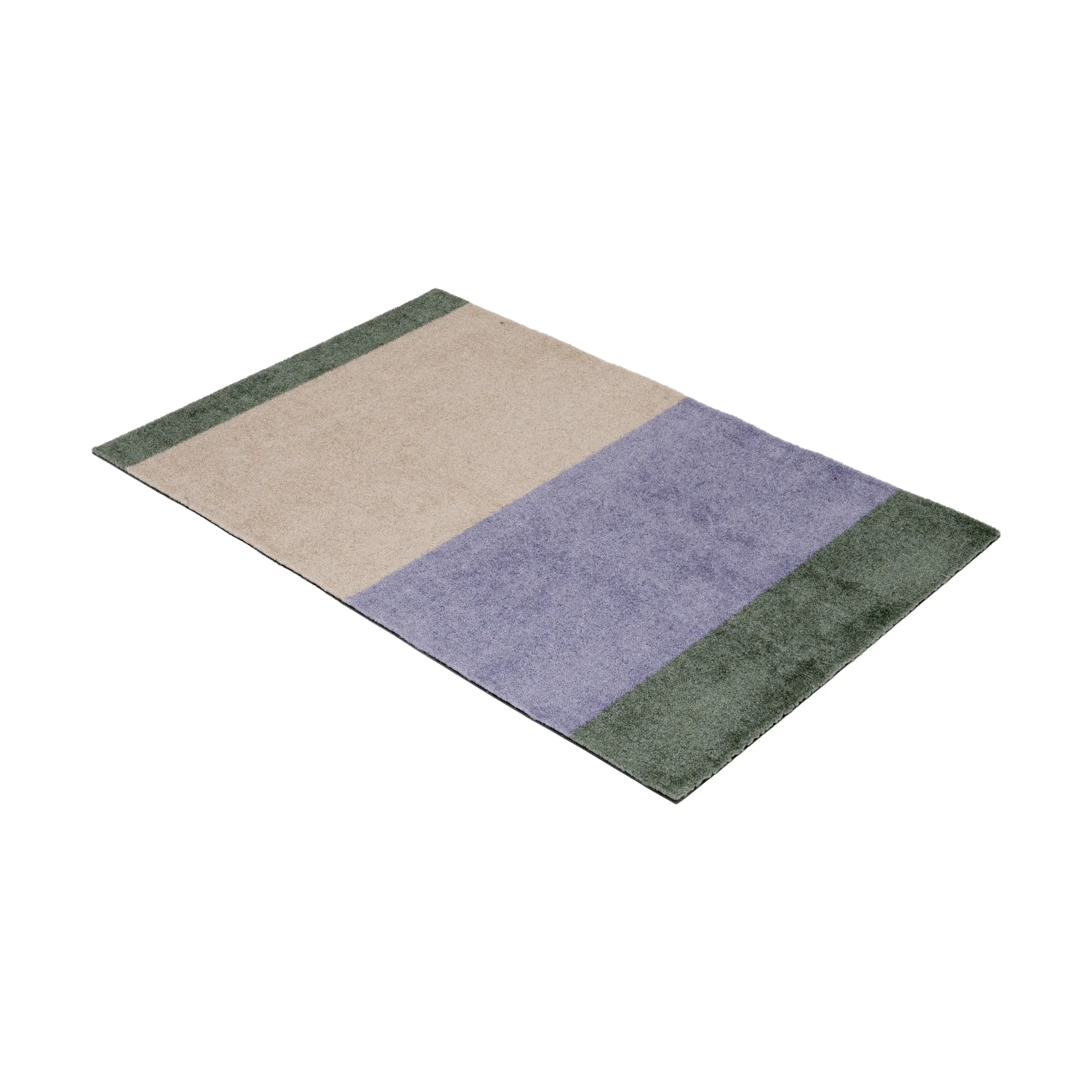Stripes doormat horizontal, Lilac-ivory-green, 60x90 cm tica copenhagen