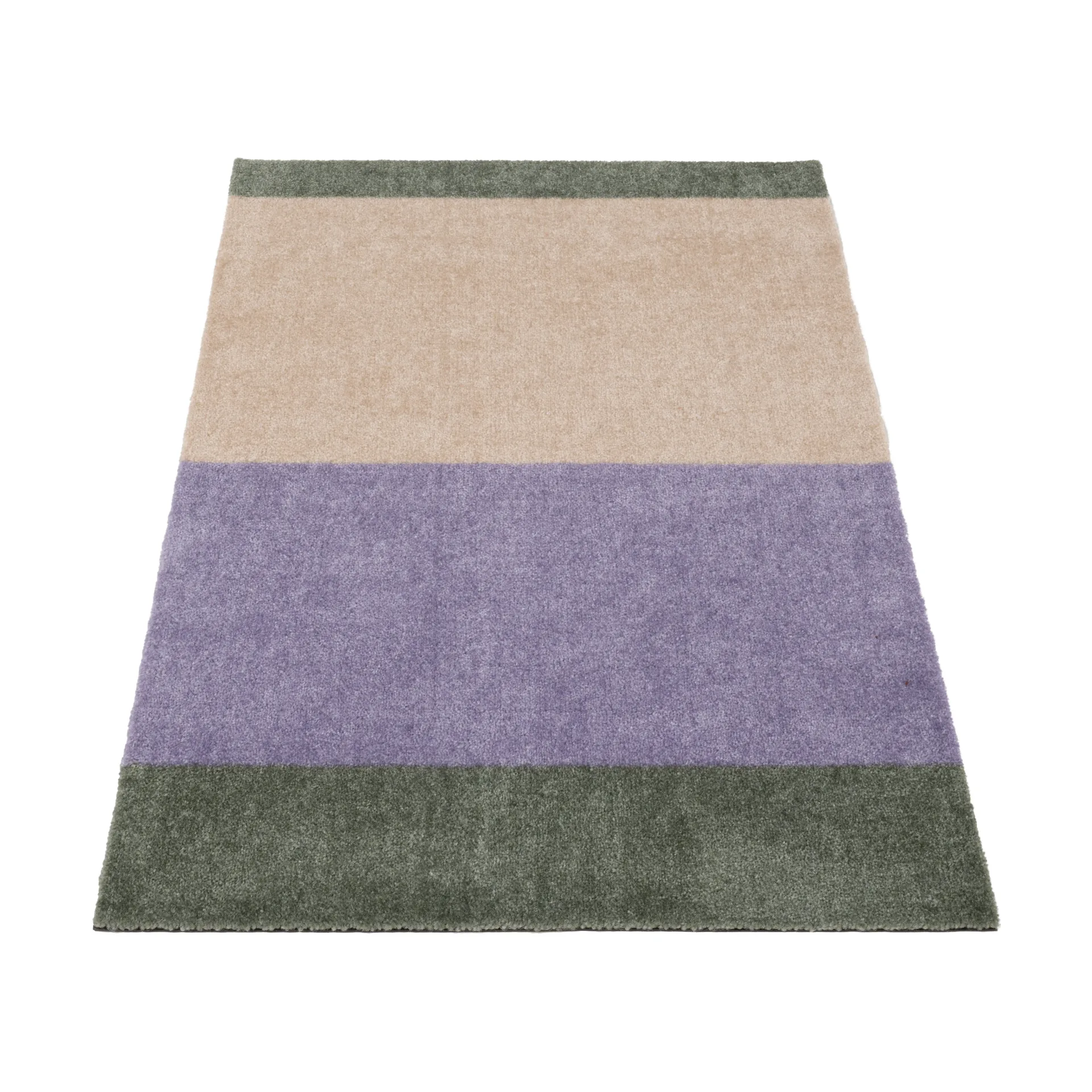 Stripes doormat horizontal, Lilac-ivory-green, 60x90 cm tica copenhagen