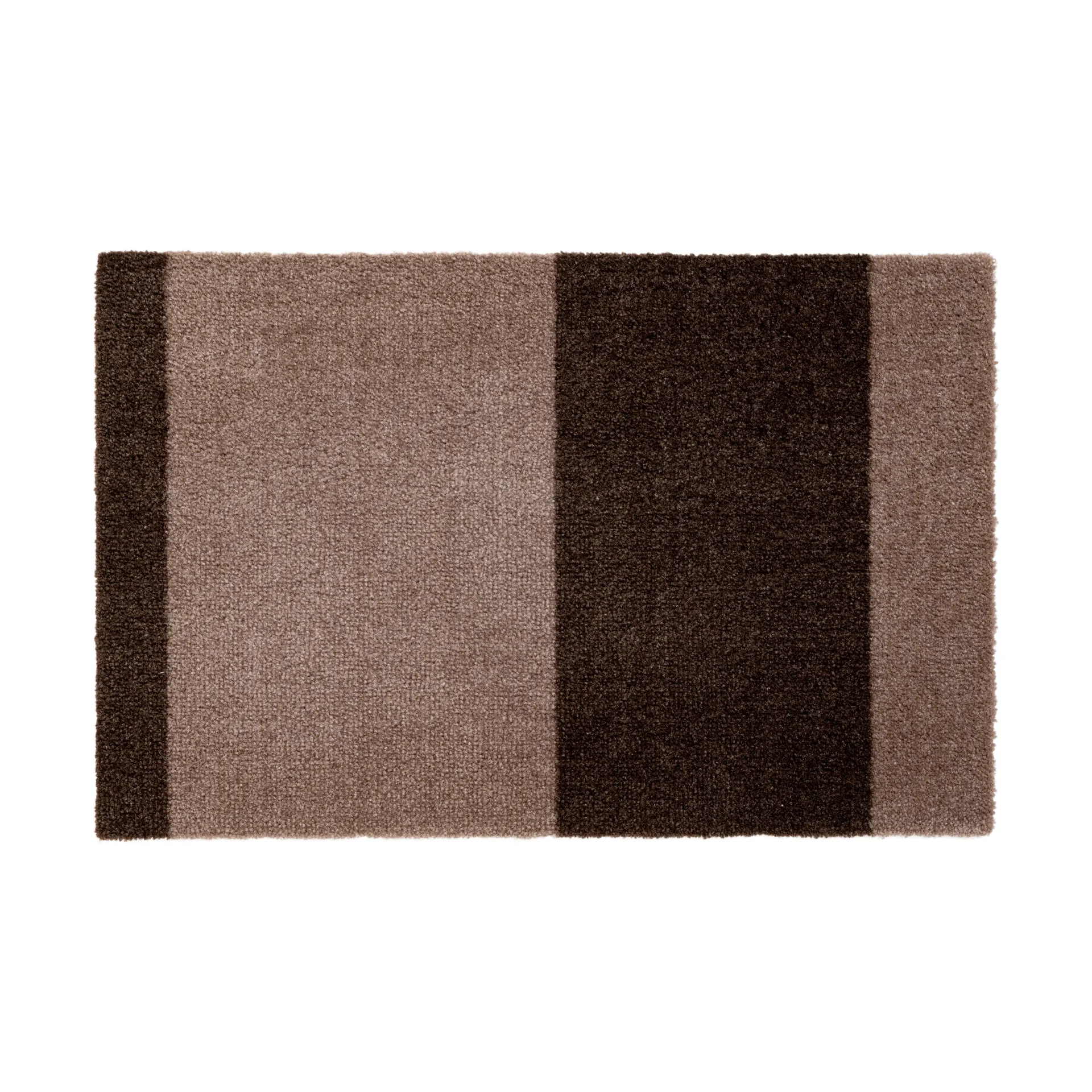 Stripes doormat horizontal, Sand-brown. 40x60 cm tica copenhagen