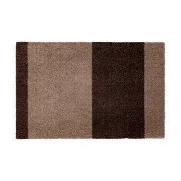 Stripes doormat horizontal - Sand-brown. 40x60 cm - tica copenhagen