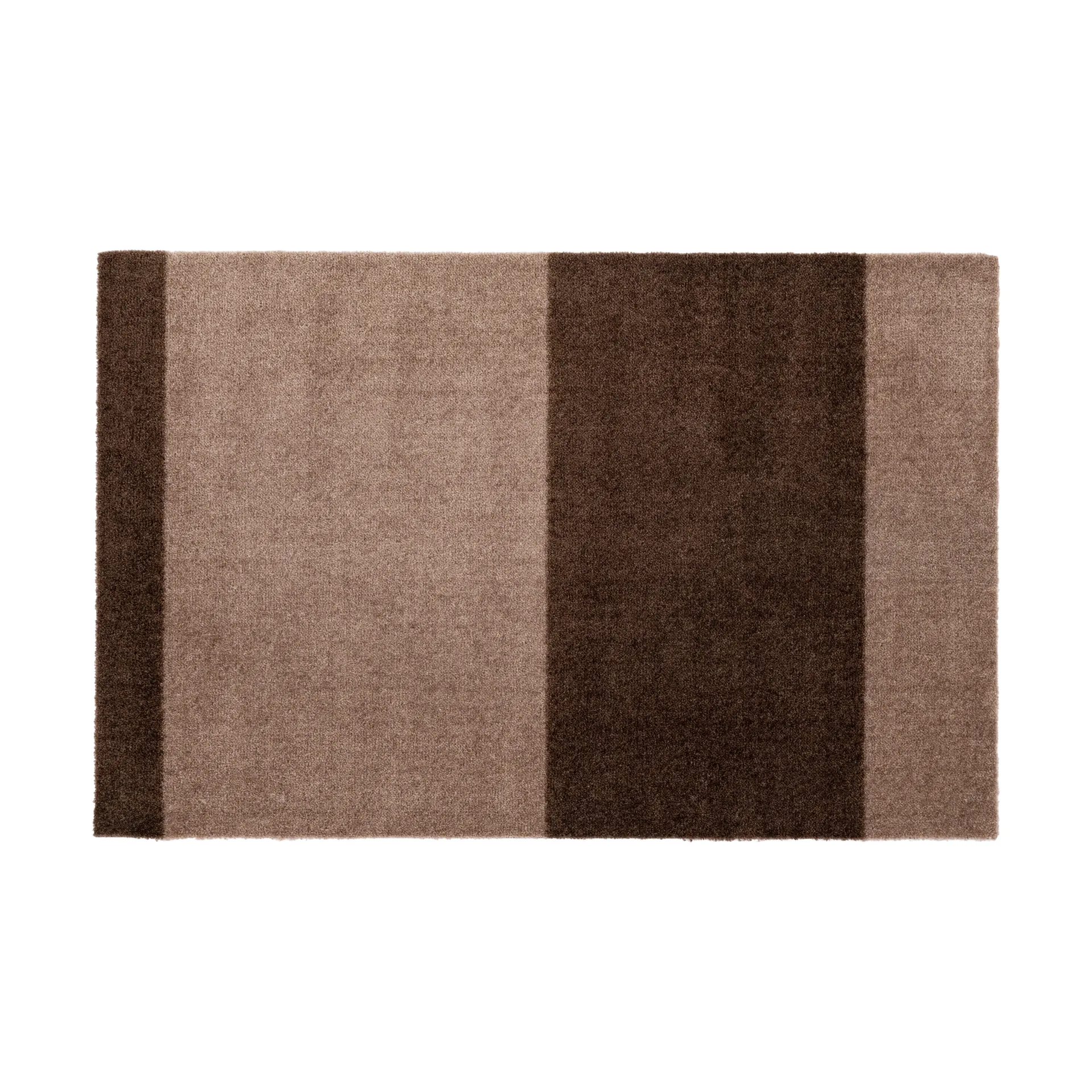 Stripes doormat horizontal, Sand-brown. 60x90 cm tica copenhagen