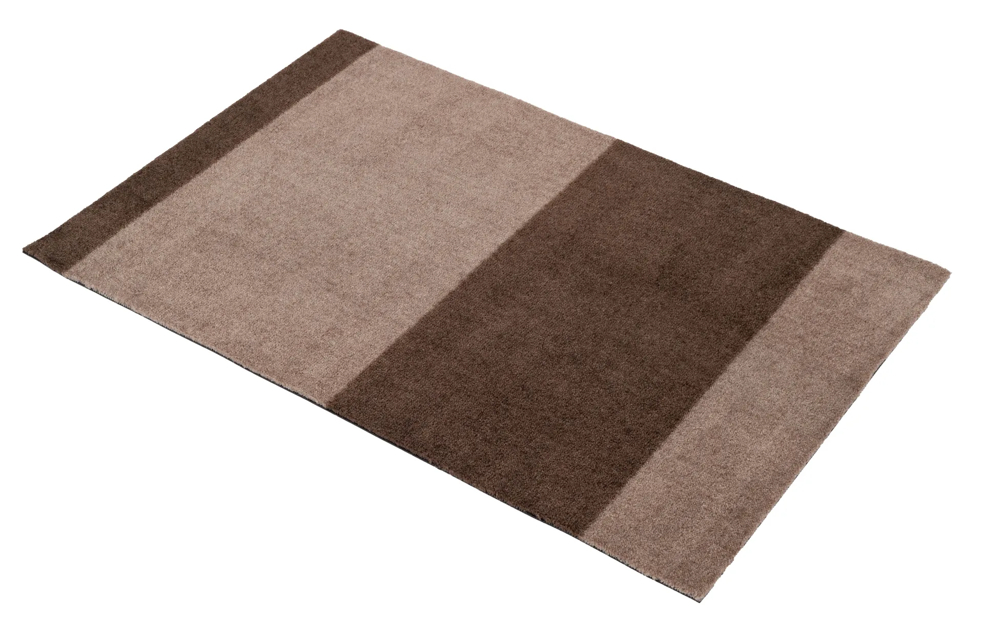 Stripes doormat horizontal, Sand-brown. 60x90 cm tica copenhagen