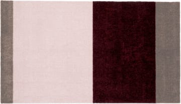 Stripes hallway rug horizontal - Bordeaux-rose-sand, 67x120 cm - tica copenhagen