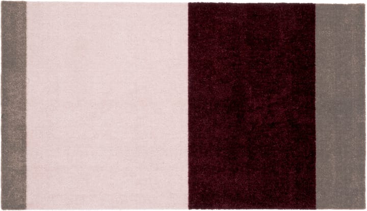 Stripes hallway rug horizontal, Bordeaux-rose-sand, 67x120 cm tica copenhagen