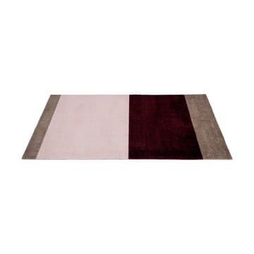 Stripes hallway rug horizontal - Bordeaux-rose-sand, 67x120 cm - tica copenhagen