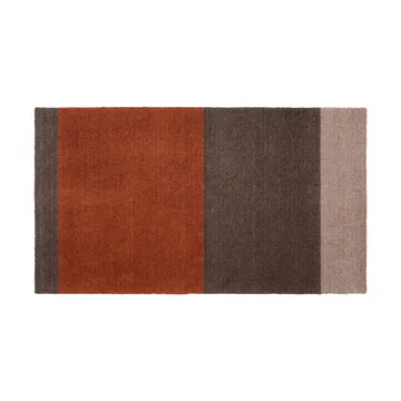 Stripes hallway rug horizontal - Brown-terracotta67x120 cm - tica copenhagen