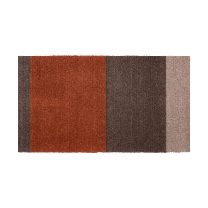 Stripes hallway rug horizontal - Brown-terracotta67x120 cm - Tica copenhagen