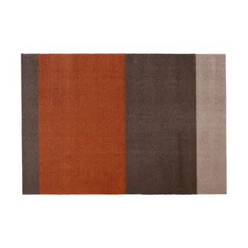 Stripes hallway rug horizontal - Brown-terracotta90x130 cm - tica copenhagen