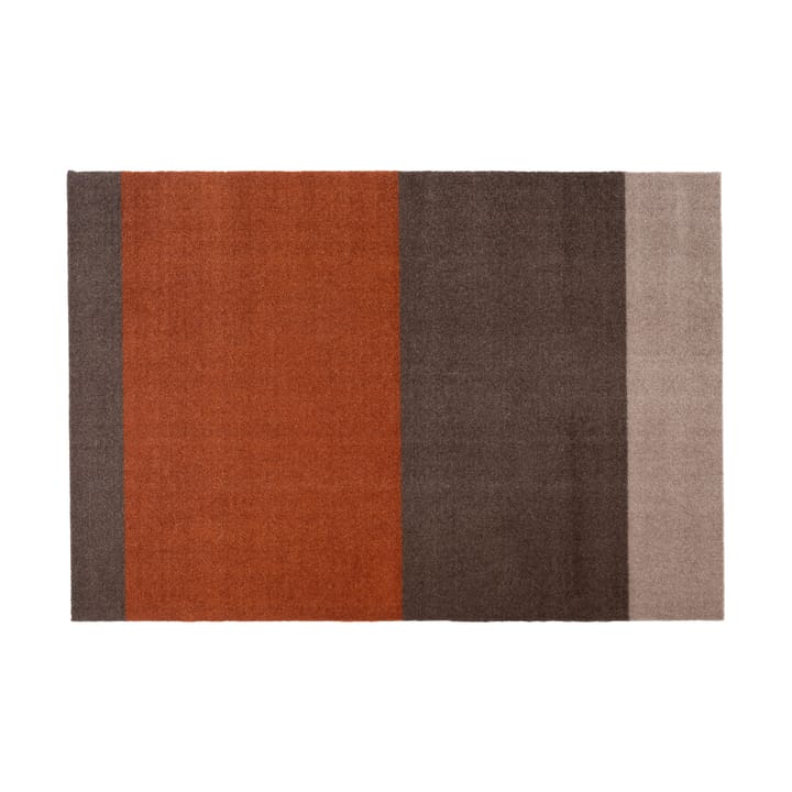 Stripes hallway rug horizontal - Brown-terracotta90x130 cm - Tica copenhagen