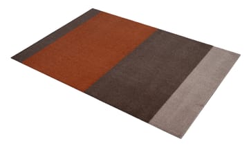 Stripes hallway rug horizontal - Brown-terracotta90x130 cm - tica copenhagen