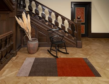 Stripes hallway rug horizontal - Brown-terracotta90x200 cm - tica copenhagen