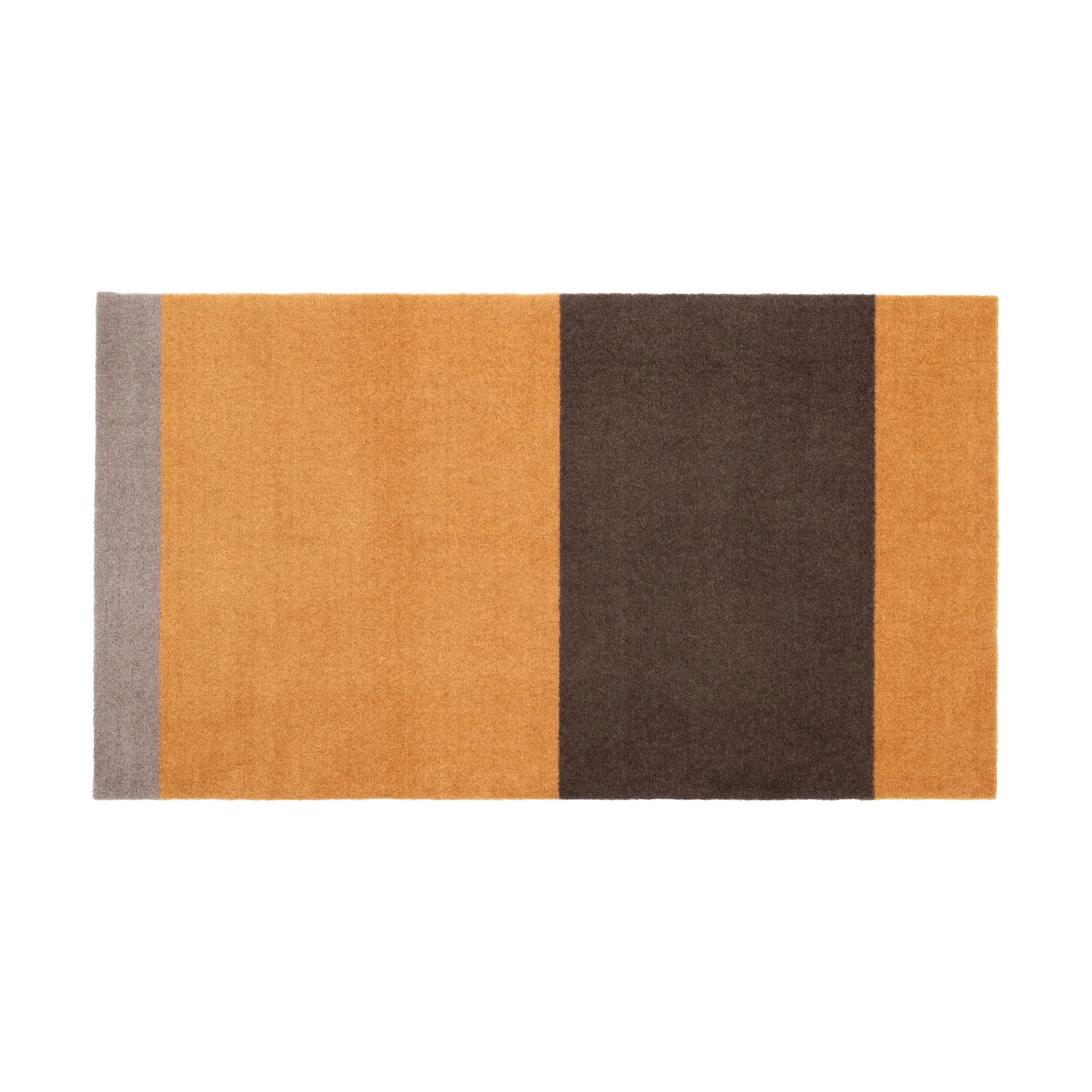 Stripes hallway rug horizontal, Dijon-brown-sand. 67x120 cm tica copenhagen
