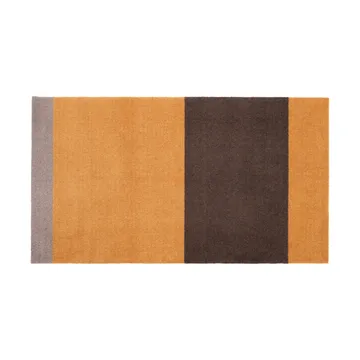 Stripes hallway rug horizontal - Dijon-brown-sand. 67x120 cm - tica copenhagen