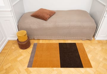 Stripes hallway rug horizontal - Dijon-brown-sand. 67x120 cm - tica copenhagen