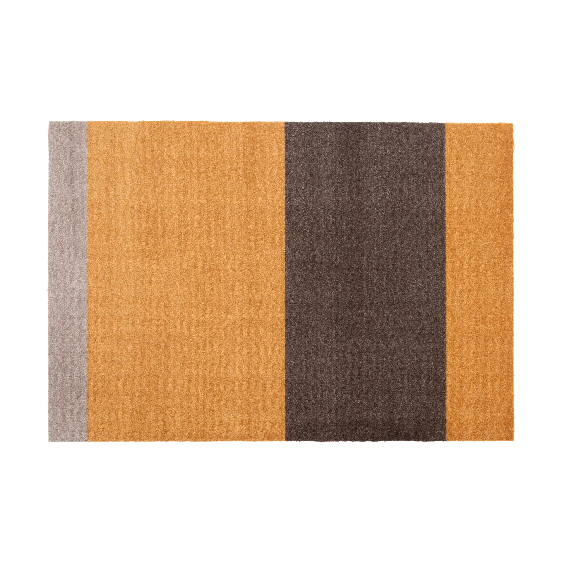 Stripes hallway rug horizontal, Dijon-brown-sand. 90x130 cm tica copenhagen