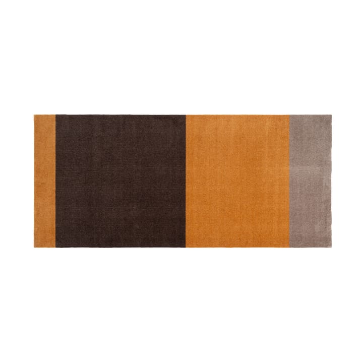 Stripes hallway rug horizontal - Dijon-brown-sand. 90x200 cm - Tica copenhagen