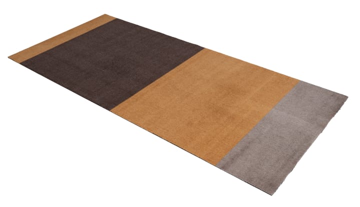 Stripes hallway rug horizontal, Dijon-brown-sand. 90x200 cm tica copenhagen