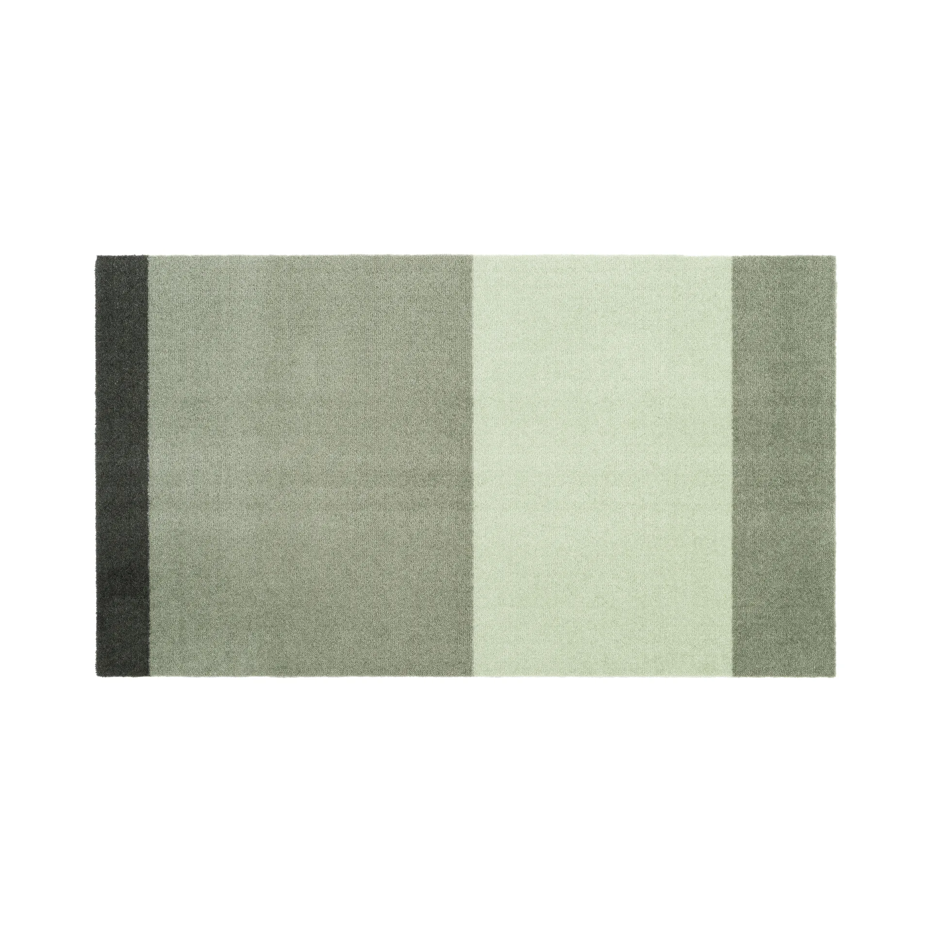 Stripes hallway rug horizontal, Green. 67x120 cm tica copenhagen